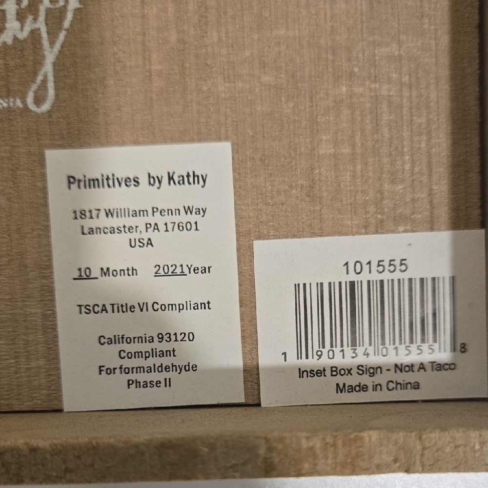 Primitives by Kathy Rustic Wooden Box - Picture 11 of 11